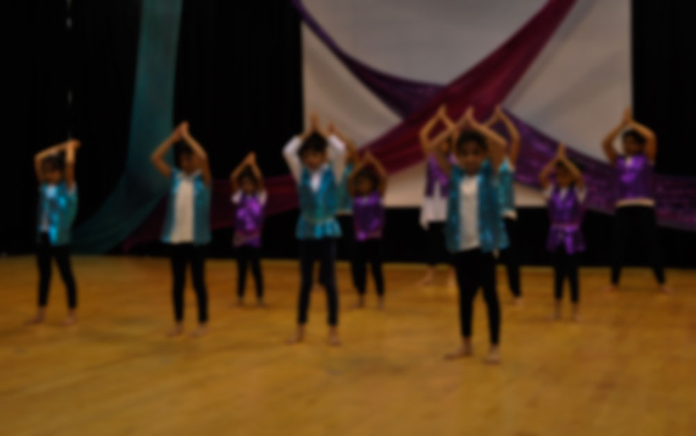 Bollywood dance group on stage